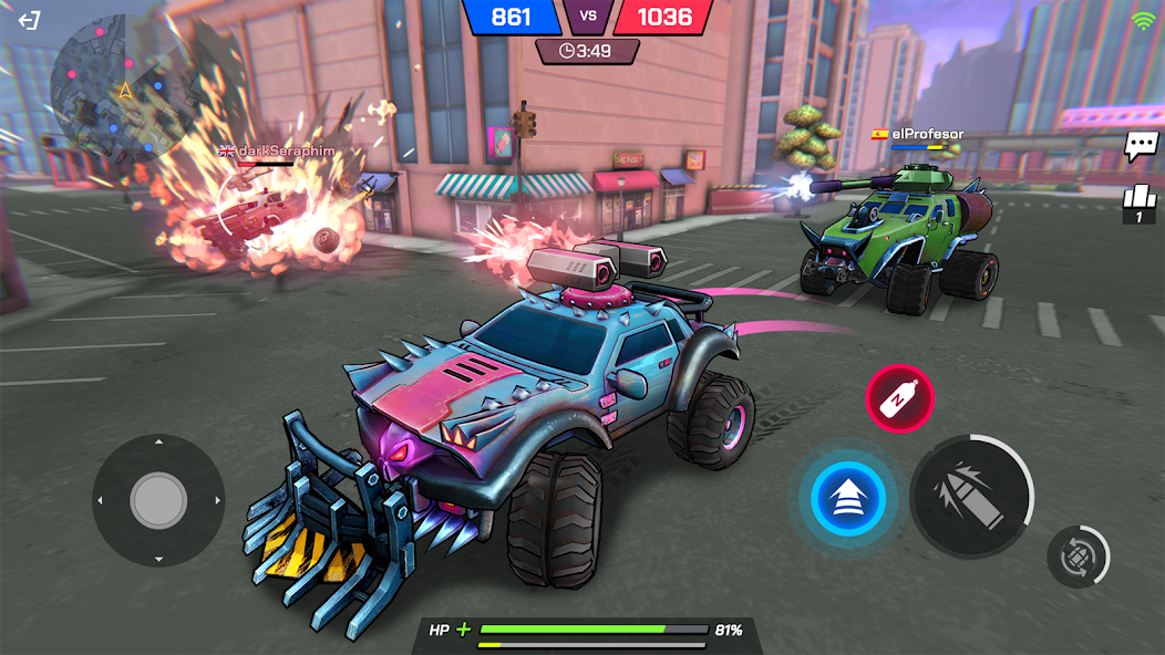 Battle Cars: Nitro PvP Shooter screenshot 3