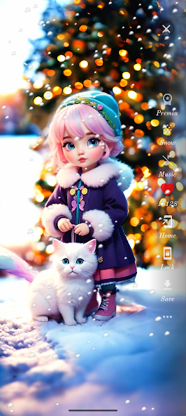 Cute Cat Wallpaper HD screenshot 4