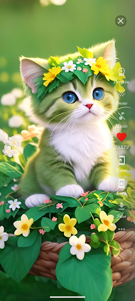 Cute Cat Wallpaper HD screenshot 5