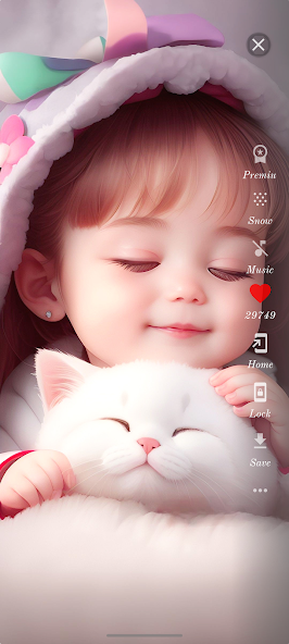 Cute Cat Wallpaper HD screenshot 6