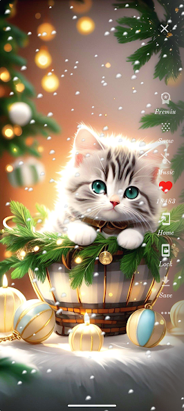 Cute Cat Wallpaper HD screenshot 7
