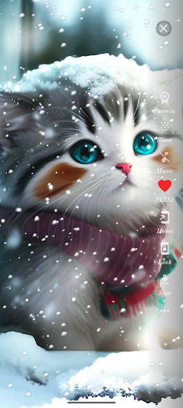 Cute Cat Wallpaper HD screenshot 8