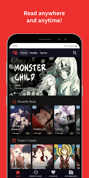 Toomics - Read Premium Comics screenshot 1