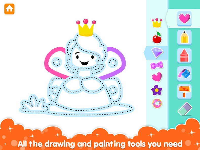 Coloring and Drawing For Girls screenshot 4