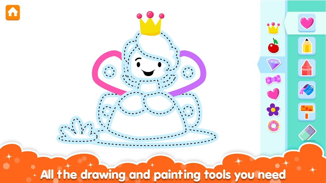 Coloring and Drawing For Girls screenshot 8