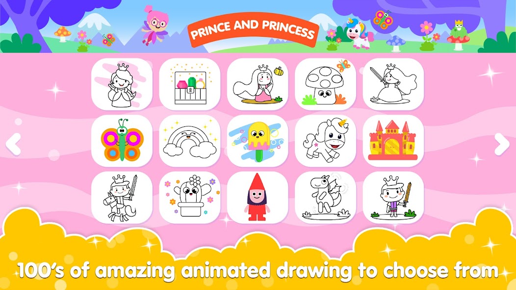 Coloring and Drawing For Girls screenshot 9