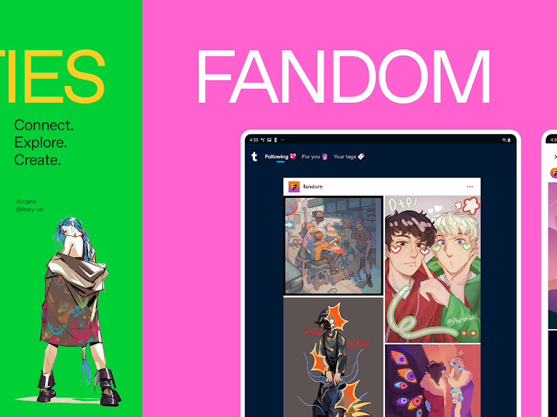 Tumblr—Fandom, Art, Chaos screenshot 2