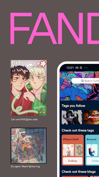 Tumblr—Fandom, Art, Chaos screenshot 6