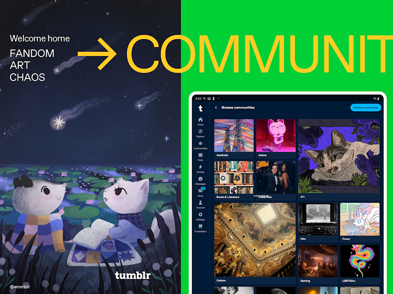 Tumblr—Fandom, Art, Chaos screenshot 11