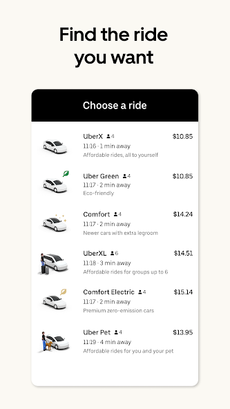 Uber - Request a ride screenshot 19
