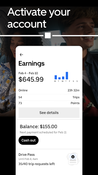 Uber - Driver: Drive & Deliver screenshot 16