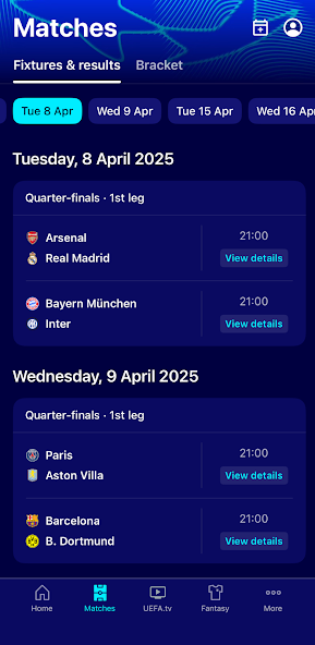Champions League Official screenshot 2