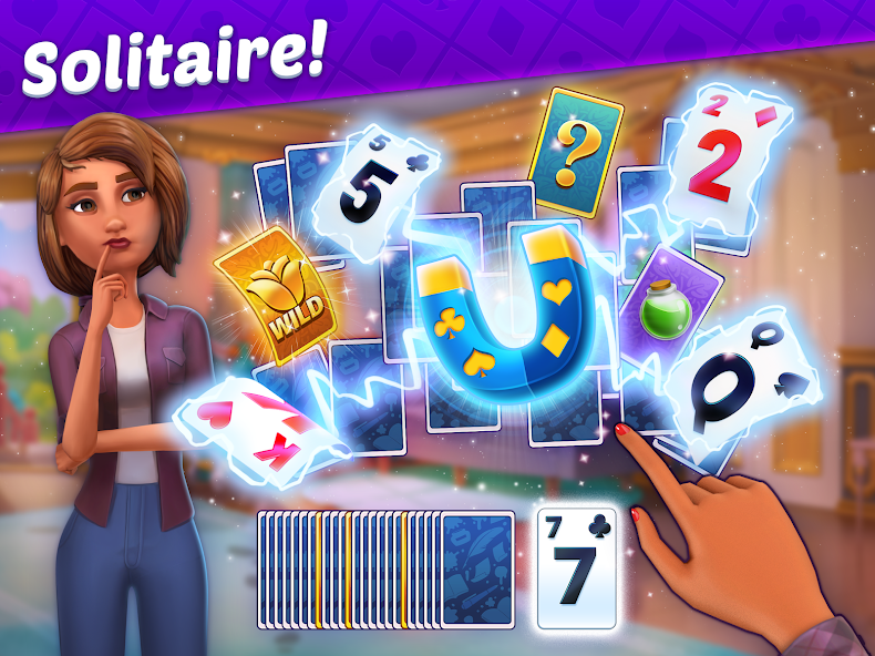 Solitaire Story - Ava's Manor screenshot 3