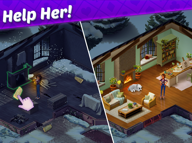 Solitaire Story - Ava's Manor screenshot 17