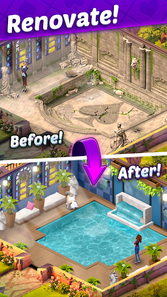 Solitaire Story - Ava's Manor screenshot 23