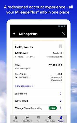 United Airlines screenshot 4