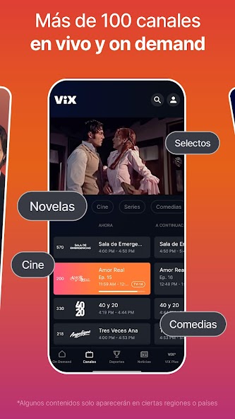 ViX: TV, Deportes y Noticias screenshot 12