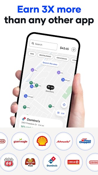 Upside: Cash Back - Gas & Food screenshot 4