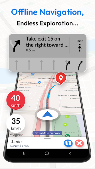 Offline Map Navigation screenshot 1
