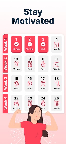Home Workout for Women: SheFit screenshot 6