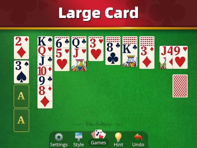 Vita Solitaire for Seniors screenshot 2