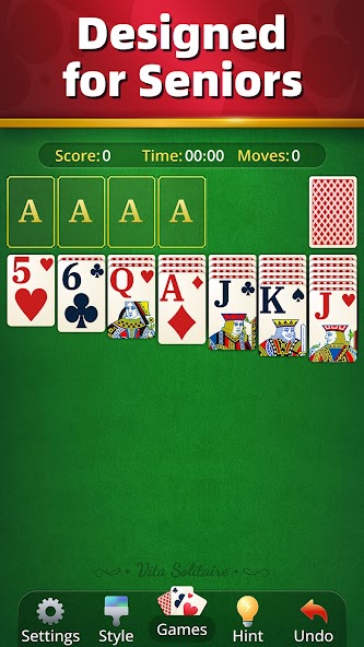 Vita Solitaire for Seniors screenshot 12