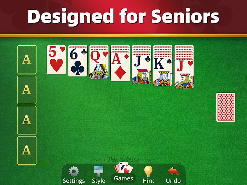Vita Solitaire for Seniors screenshot 24