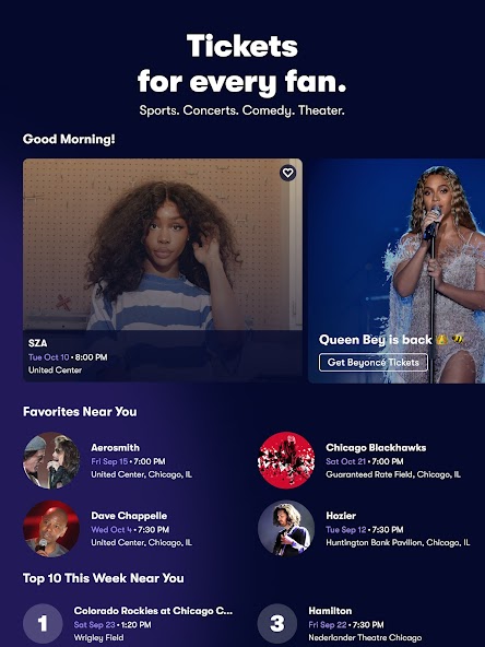 Vivid Seats | Event Tickets screenshot 20
