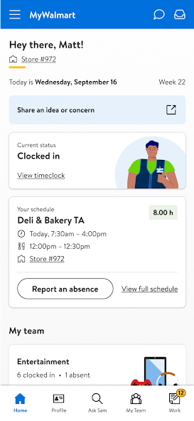MyWalmart screenshot 2