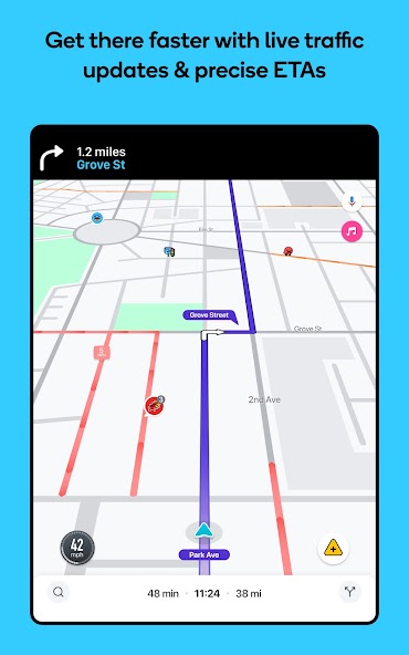 Waze Navigation & Live Traffic screenshot 9