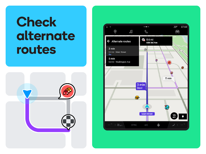 Waze Navigation & Live Traffic screenshot 20