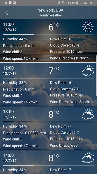 Weather app screenshot 6