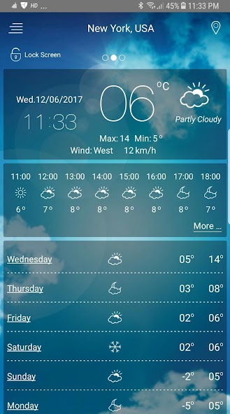 Weather app screenshot 10