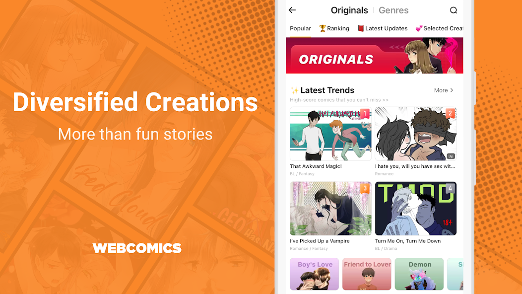 WebComics - Webtoon & Manga screenshot 9