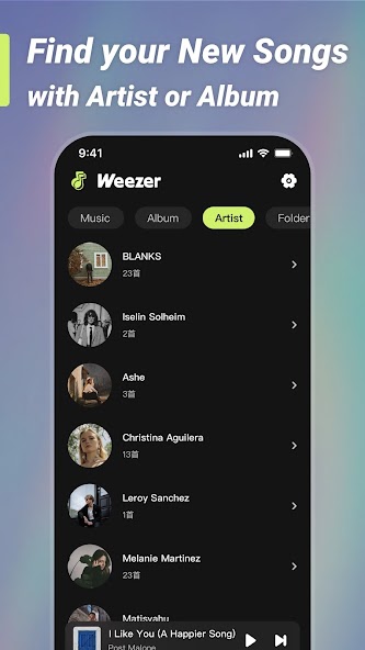 Weezer-Lite, MP3 Music player screenshot 3
