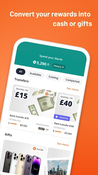 WeWard - Walk & Earn Rewards screenshot 2