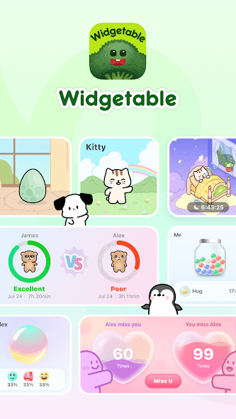 Widgetable: Besties & Couples screenshot 1