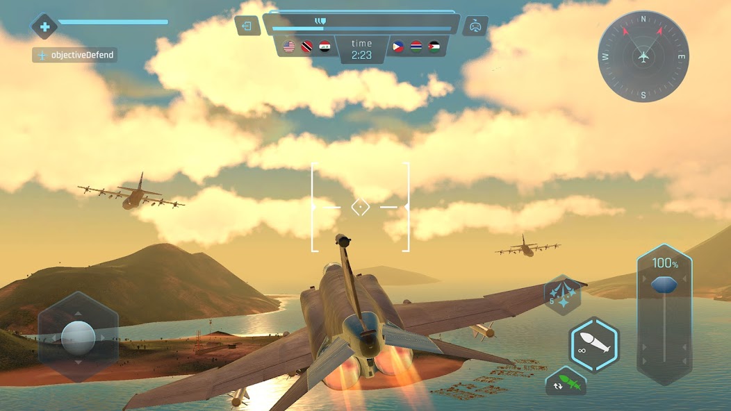Sky Warriors: Airplane Games screenshot 15