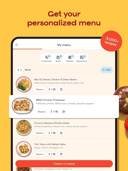 Jow - easy recipes & groceries screenshot 2