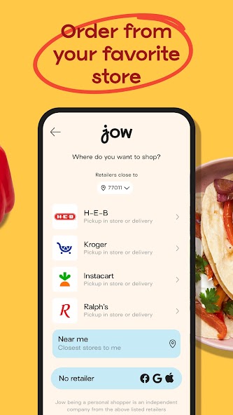 Jow - easy recipes & groceries screenshot 21