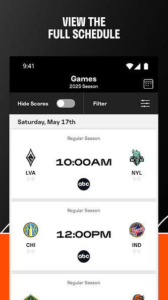 WNBA - Live Games & Scores screenshot 3