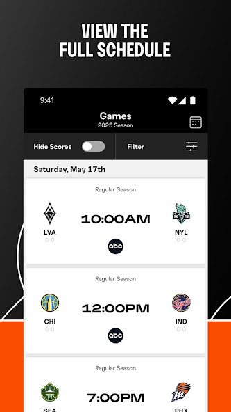 WNBA - Live Games & Scores screenshot 16