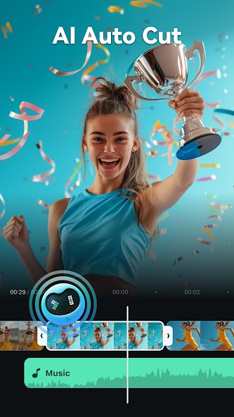 Filmora：AI Video Editor, Maker screenshot 4