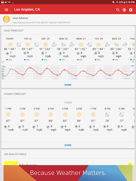 Weather data & microclimate : screenshot 3