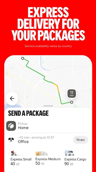 Yango: taxi, food, delivery screenshot 5
