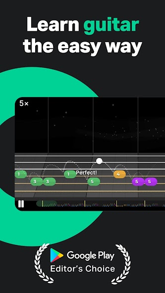 Yousician: Learn Guitar & Bass screenshot 1