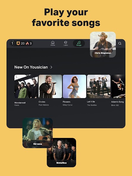Yousician: Learn Guitar & Bass screenshot 3