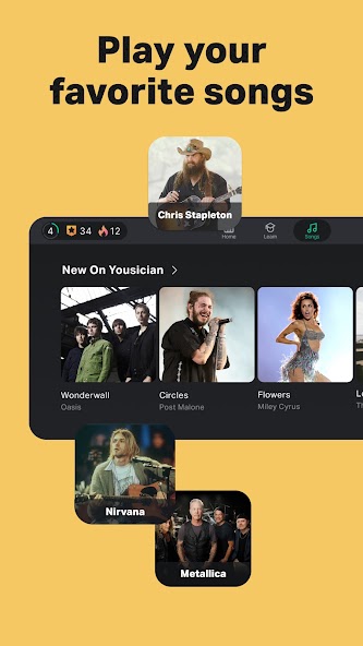 Yousician: Learn Guitar & Bass screenshot 18