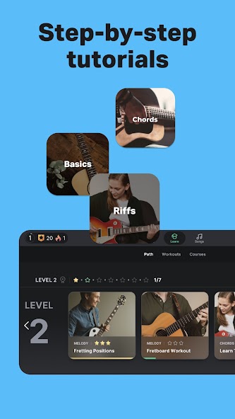Yousician: Learn Guitar & Bass screenshot 19