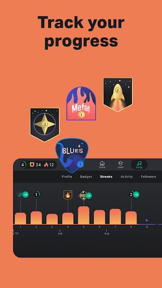Yousician: Learn Guitar & Bass screenshot 22